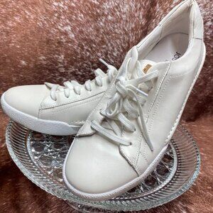 Josef Seibel White Leather Lace-Up Sneakers | Size 39 (Women’s 8–8.5)  MSRP $160